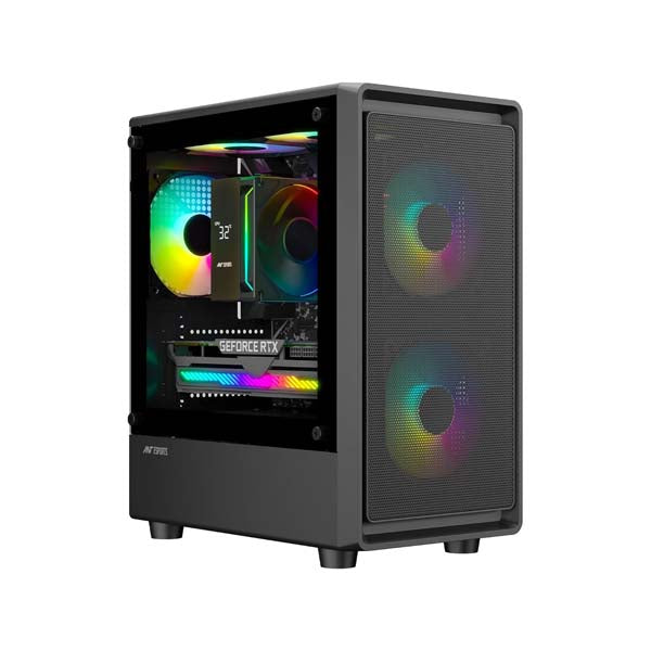 Ant Esports 400 Air Mini Mini-Tower Gaming Cabinet (Black) – TechCure India