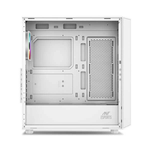 Ant Esports 411 Air ARGB (E-ATX) Mid Tower Cabinet (White) – TechCure India