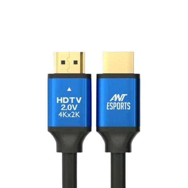 Ant Esports AEH103 4K HDMI Cable with Blue Metal Cap – 3 Meters – TechCure India