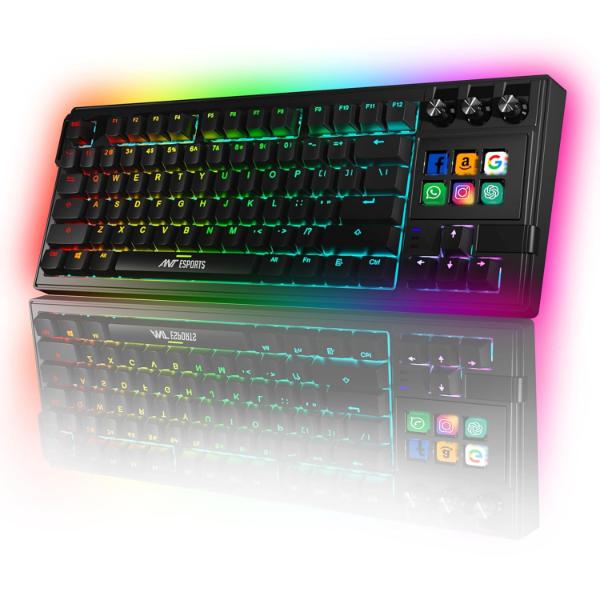 Ant Esports Apex 400 Wired AI Hybrid RGB Stream Deck Mechanical Keyboard – TechCure India