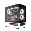 Ant Esports Crystal Spectra Mid Tower E-ATX Gaming Cabinet (Black & White) – TechCure India