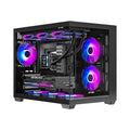 Ant Esports Crystal X6 Mini Micro-ATX Mid-Tower Gaming Cabinet (Black) – TechCure India