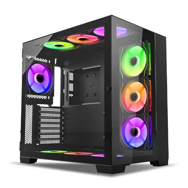 Ant Esports Crystal XL ARGB (ATX) Mid Tower Cabinet (Black) – TechCure India