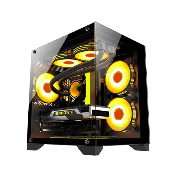 Ant Esports Crystal Z2 ARGB (M-ATX) Mid Tower Cabinet (Black) – TechCure India