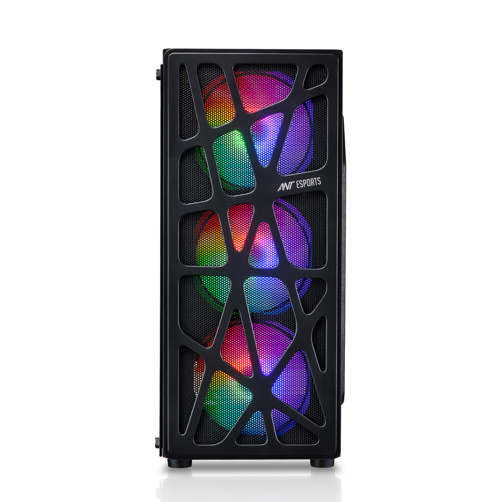 ANT ESPORTS Elite 1100 ATX Gaming Cabinet (Black) - 2