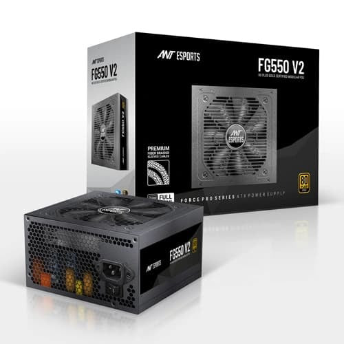 Ant Esports FG550 V2 Gold 550 Watt Fully Modular Smps – TechCure India