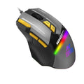 Ant Esports GM333 12800DPI RGB Wired Gaming Mouse Black/Grey/Yellow – TechCure India