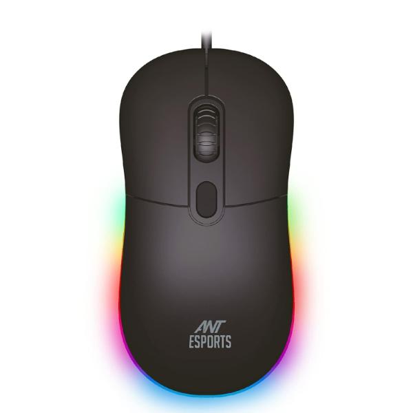 Ant Esports GM40 Wired Optical Gaming Mouse with RGB LED, Lightweight and Ergonomic Design, DPI Upto 2400, Compatible with Windows and Mac – TechCure India