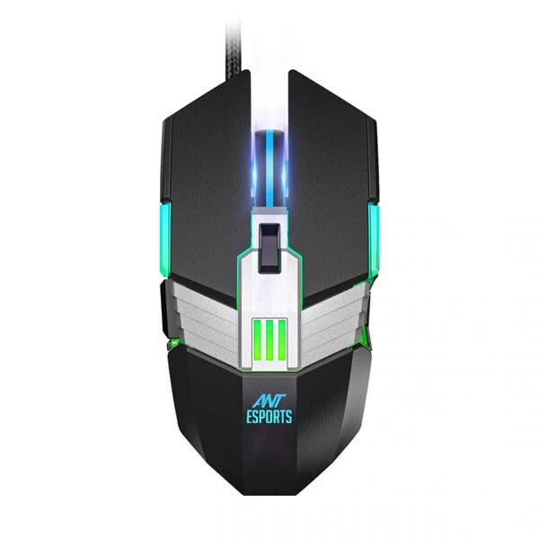 Ant Esports GM90 Wired Gaming Mouse (3200 DPI, Optical Sensor, RGB Lighting, Black) – TechCure India