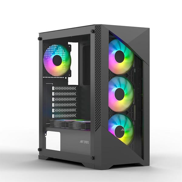 Ant Esports ICE-270G 6F Mid-Tower ATX Computer Case/Gaming Cabinet with Front Glass Panel – TechCure India