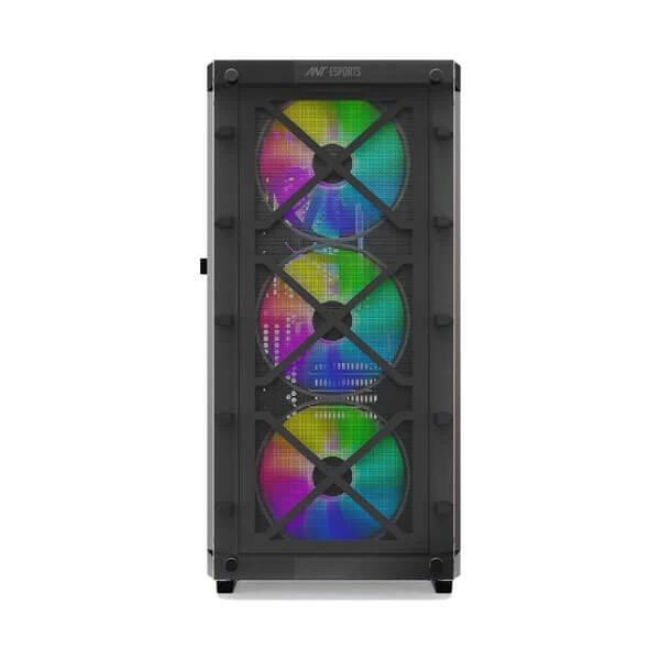 Ant Esports ICE-5000 RGB (E-ATX) Cabinet (Black) – TechCure India