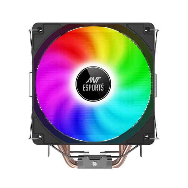 Ant Esports ICE-C400 120mm CPU Air Cooler With Rainbow LED (Black) – TechCure India