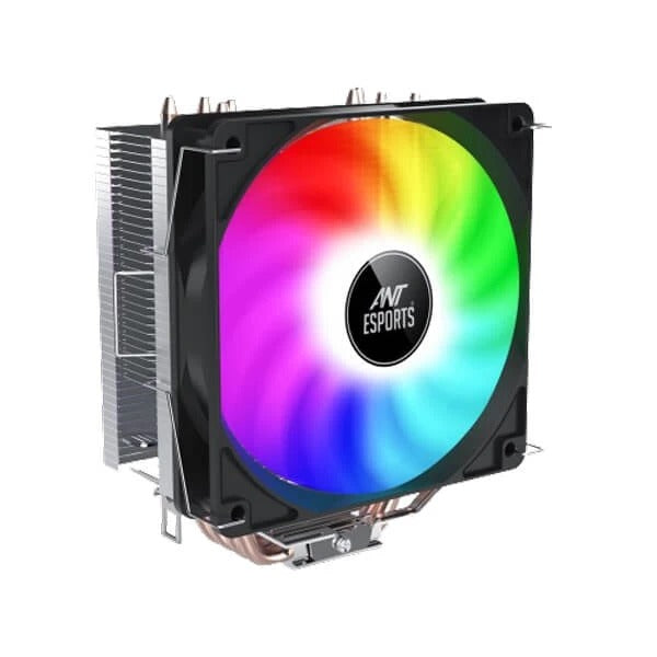 Ant Esports ICE-C400 120mm CPU Air Cooler With Rainbow LED (Black) – TechCure India
