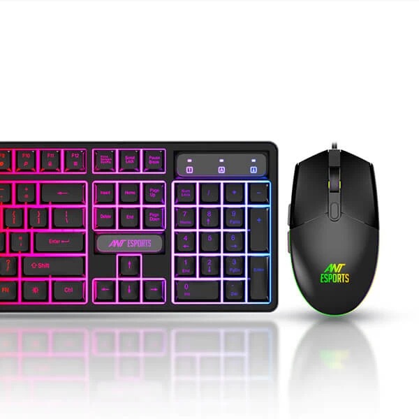Ant Esports KM1650 Pro Gaming Keyboard And Mouse Combo (Black) – TechCure India