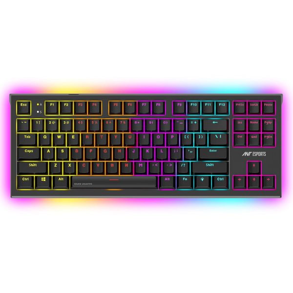 Ant Esports MK1800 TKL Mechanical Wired Gaming Keyboard (Blue Switch, Black) – TechCure India