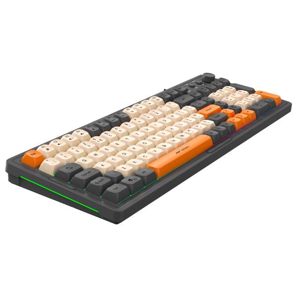 Ant Esports MK800 Pro Membrane wired Gaming Keyboard (Grey, Beige, Orange) – TechCure India