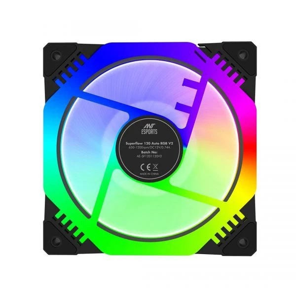Ant Esports OctaFlow 120 Auto RGB Cabinet Fan – TechCure India