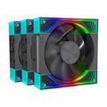 Ant Esports Quartzflow 120mm ARGB 3 Pack Case Fan Kit (Black) – TechCure India