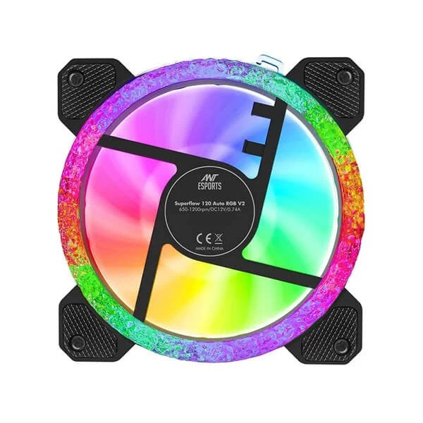 Ant Esports Royaleflow 120 Auto RGB V2 Cabinet Fan (Single Pack) – TechCure India