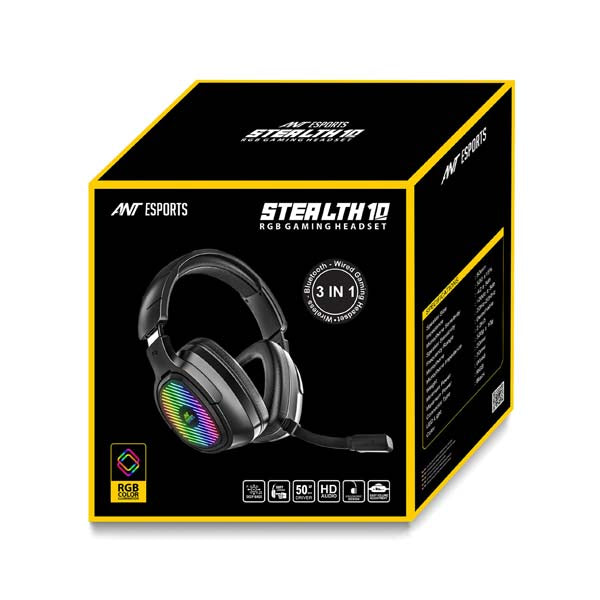 Ant Esports Stealth 10 RGB Wireless Gaming Headset – TechCure India
