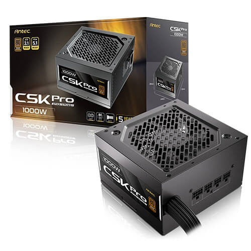 Antec CSK PRO ATX3.1 1000 Watt 80 Plus Bronze Power Supply – TechCure India