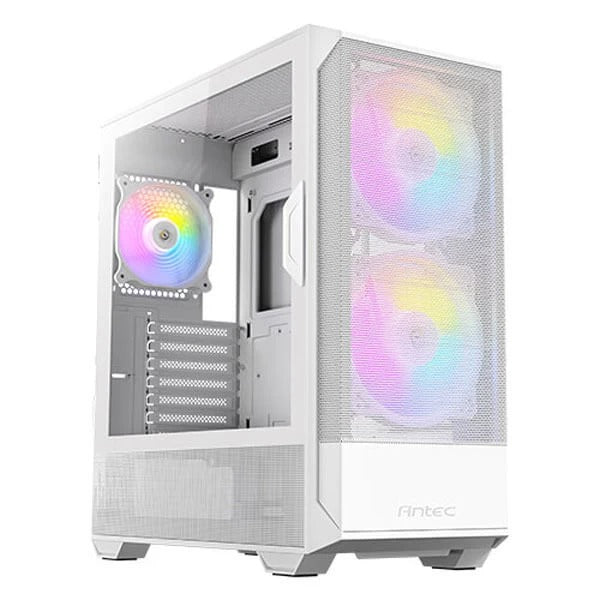 Antec NX416L ARGB (ATX) Mid Tower Cabinet (White) – TechCure India