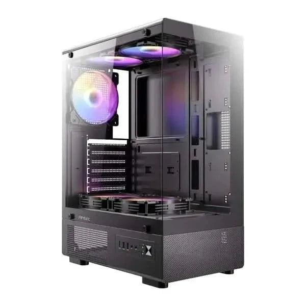 Antec VCX300 ARGB ATX Mid Tower Gaming Cabinet (Black) – TechCure India