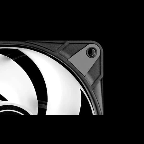 ARCTIC P12 120mm PWM PST ARGB Cabinet Fans (Black) (Triple Pack) - 2