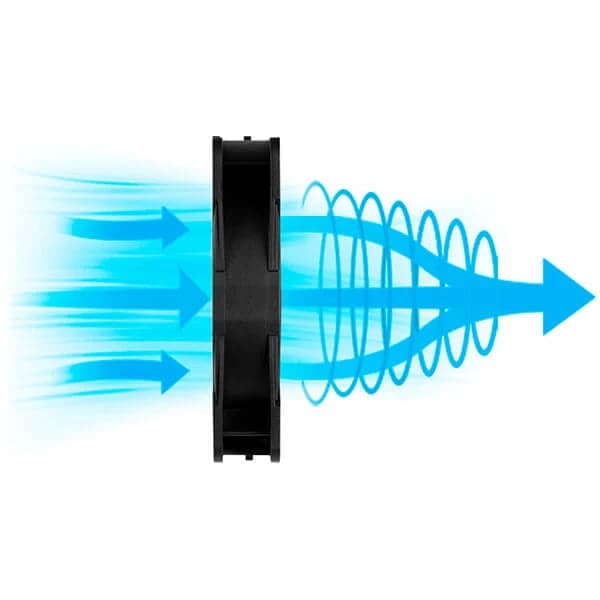 ARCTIC P12 120mm PWM PST ARGB Cabinet Fans (Black) (Triple Pack) - 3