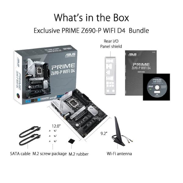 ASUS Prime Z690-P Wifi DDR4 Intel Motherboard - 2