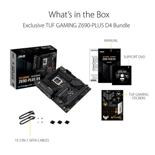 ASUS TUF Gaming Z690-Plus DDR4 Motherboard - 2
