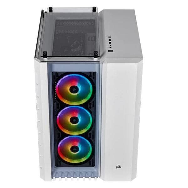 CORSAIR Crystal 680X RGB ATX Mid Tower Cabinet (White) - 2