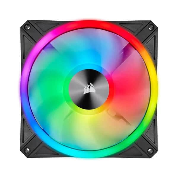 CORSAIR ICUE QL140 140mm RGB Cabinet Fan (Black) (Dual Pack) - 2