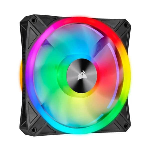 CORSAIR ICUE QL140 140mm RGB Cabinet Fan (Black) (Dual Pack) - 3