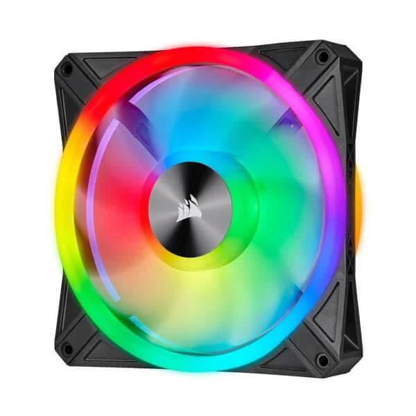 CORSAIR ICUE QL140 140mm RGB Cabinet Fan (Black) (Dual Pack) - 5