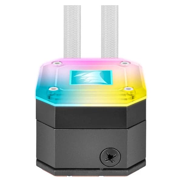 CORSAIR ICUE H100i Elite Capellix 240mm CPU Liquid Cooler (White) - 4
