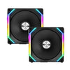 LIAN LI UNI Fan SL140 140mm ARGB Cabinet Fan (Black) (Dual Pack)