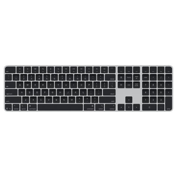 Apple Magic Keyboard with Touch ID and Numeric Keypad for Mac models with Apple silicon (USB‑C) - US English - Black Keys – TechCure India