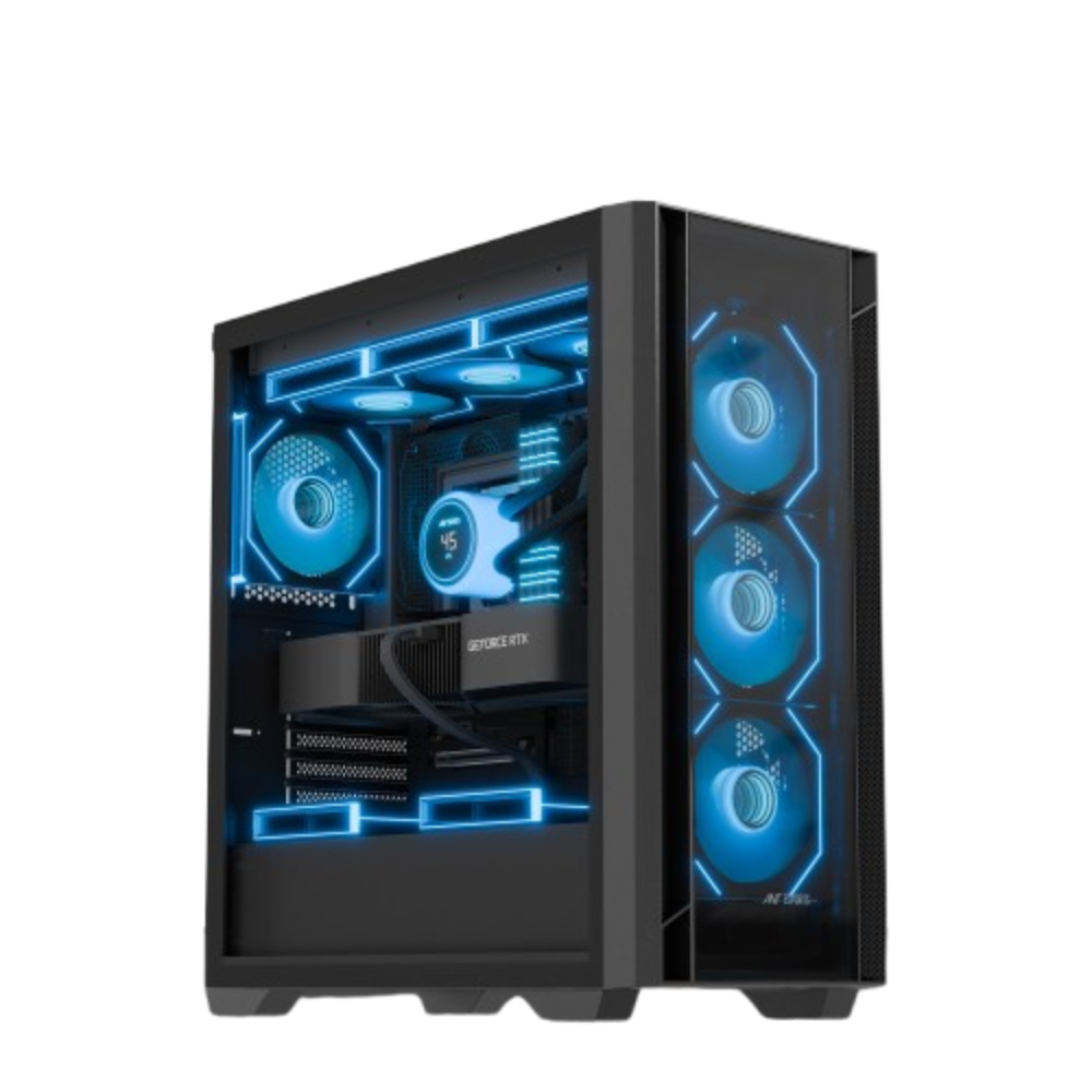 ANT ESPORTS AQUA 360 4F EATX Mid Tower Cabinet ( Black )