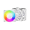 ARCTIC P12 Pro PWM PST 120mm ARGB Cabinet Fan ( white ) ( Triple Pack )