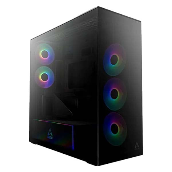 Arctic Xtender VG E-ATX Black Tinted Glass Mid-Tower Case – TechCure India