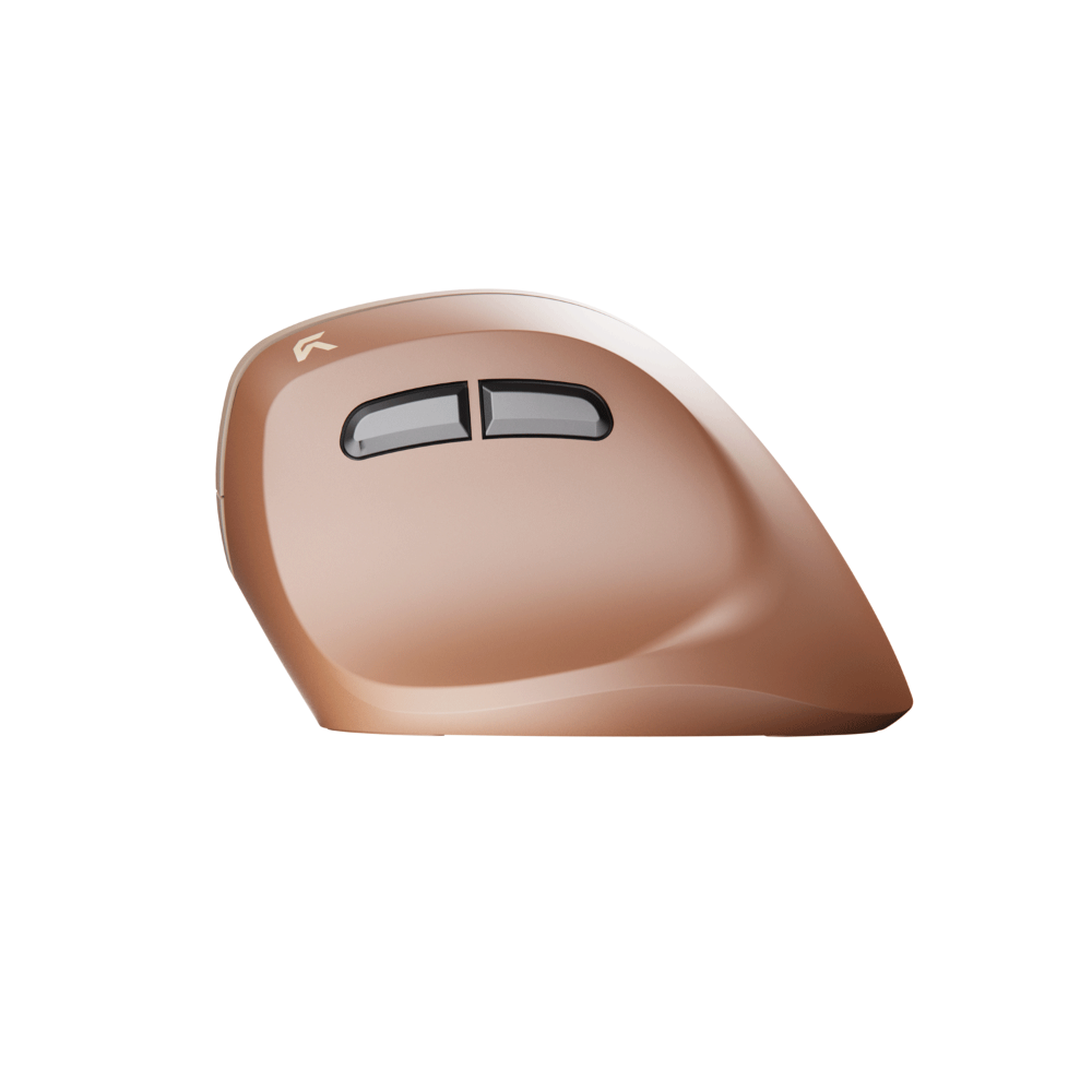 CYBEART Arcus wireless Ergonomic Gaming Mouse ( Mocha ) ( 2400DPI / 6 Macro Buttons ) – TechCure India