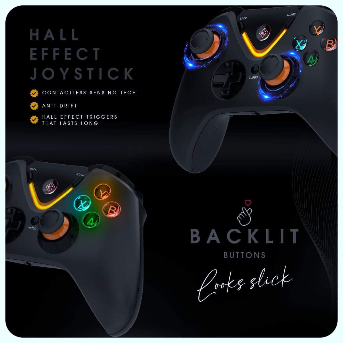 Cosmic Byte Ares Pro Tri-Mode Wireless-Bluetooth-Wired Controller for PC, Wireless Audio Port, Hall Joystick – TechCure India