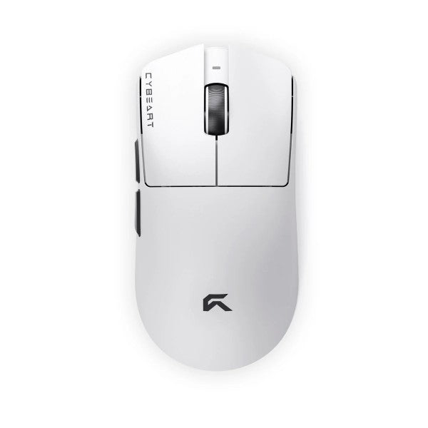 Cybeart Artemis - 1K 52g Ultra-light Hot-Swap Battery Tri-Mode Wireless Gaming Mouse - White – TechCure India
