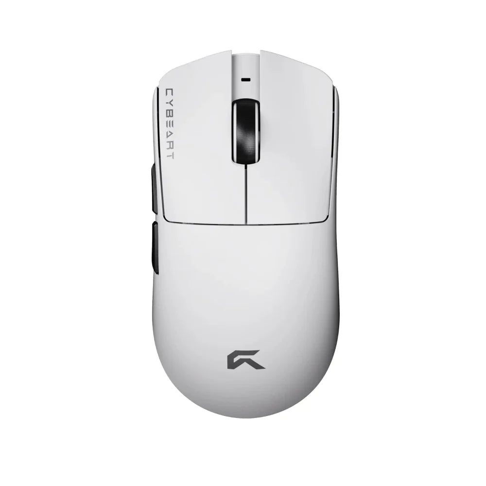 CYBEART Artemis 1K Wireless Tri Mode Ambidextrous Gaming Mouse ( White ) ( 24000DPI / 5 Macro Buttons ) – TechCure India