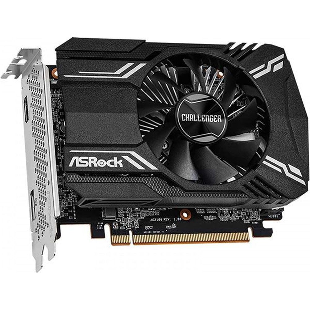 ASROCK Challenger ITX Radeon RX 6400 GDDR6 4GB AMD Graphic Card (Black) - 4