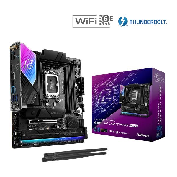 Asrock PHANTOM GAMING B860M Lightning WiFi – TechCure India
