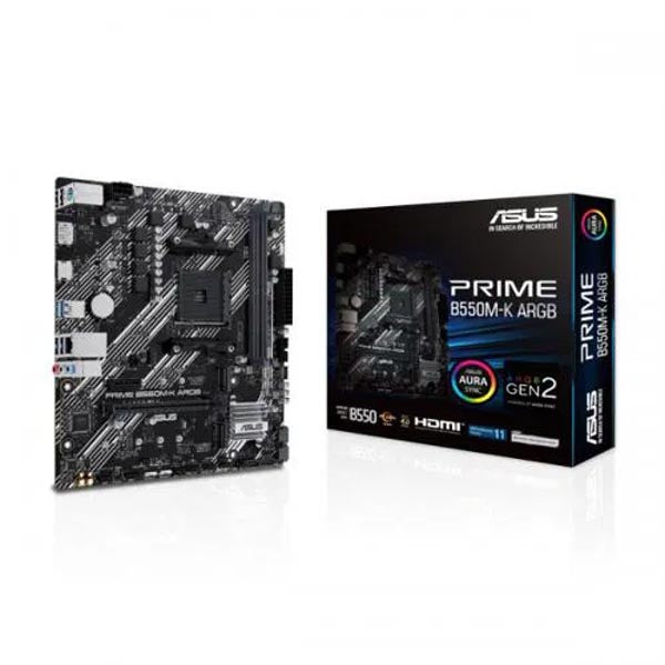 Asus Prime B550M-K ARGB M-ATX Motherboard – TechCure India