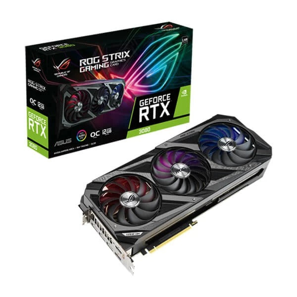 Asus ROG Strix Gaming RTX 3080 OC 12GB Graphics Card – TechCure India