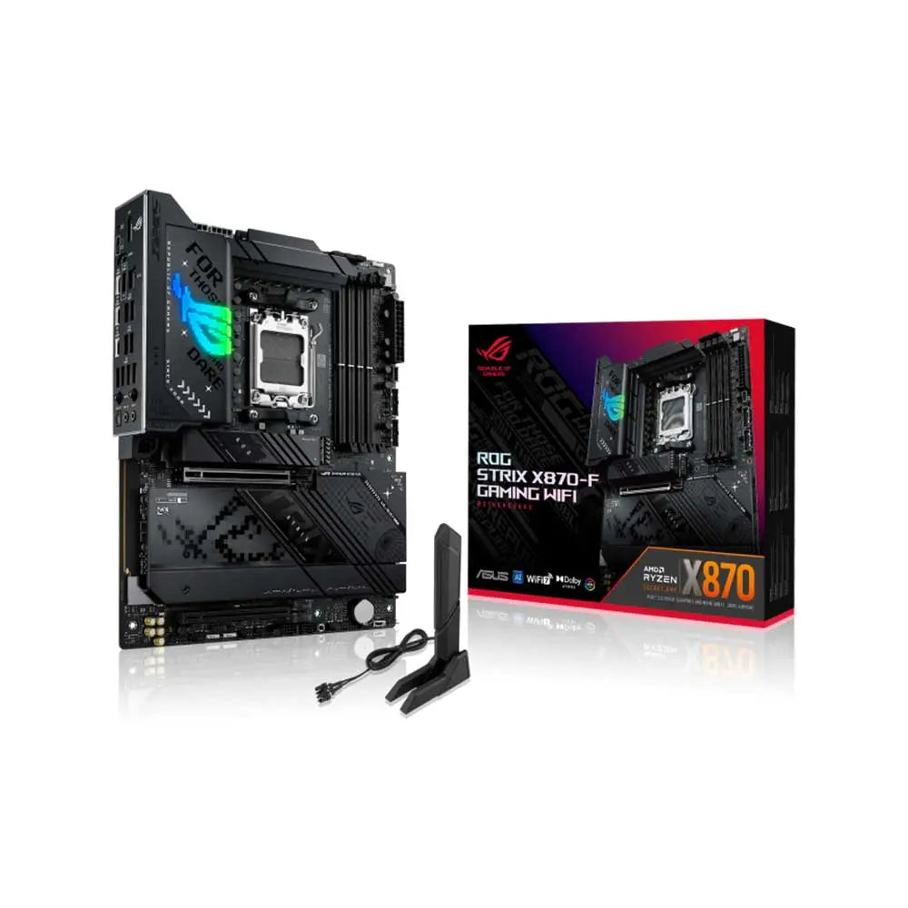 ASUS ROG STRIX X870-F Gaming Wifi7 DDR5 AMD Motherboard – TechCure India